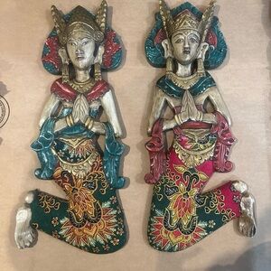 Colorful Handcrafted Wooden Wall Art